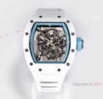 BBR Factory Swiss Richard Mille RM055 Bubba Watson White Ceramic watches